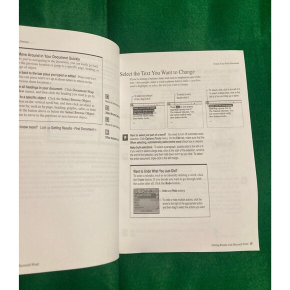 Getting Results with Microsoft Word 97 Windows 1995-96 Manual - Picture 6 of 8